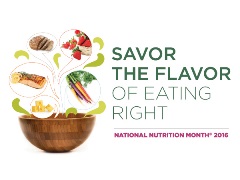 2016 National Nutrition Month