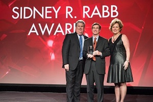 David B. Dillon received the Sidney R. Rabb Award for Statesmanship