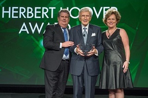 Dr. Thomas S. Haggai received the Herbert Hoover Award for Humanitarian Service