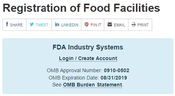 Food Facility Registration