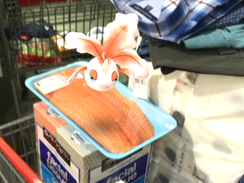 Pokemon Go in a Grocery Store Pokemon Go in a Grocery Store
