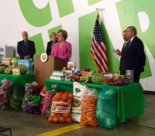 Leslie Sarasin Talks Food Waste Reduction at City Harvest Event with USDA and EPA