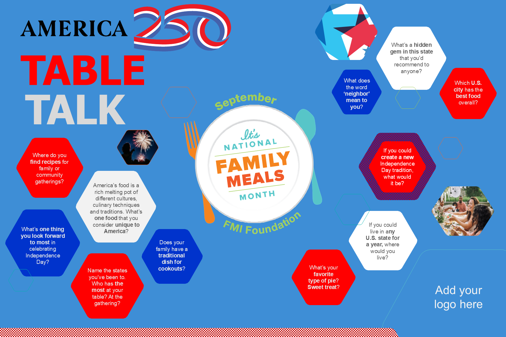 America250 Table Talk Placemat First Page