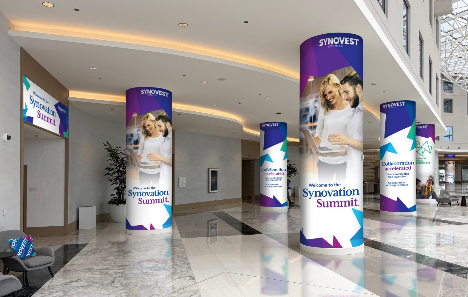 Atrium Lobby Columns