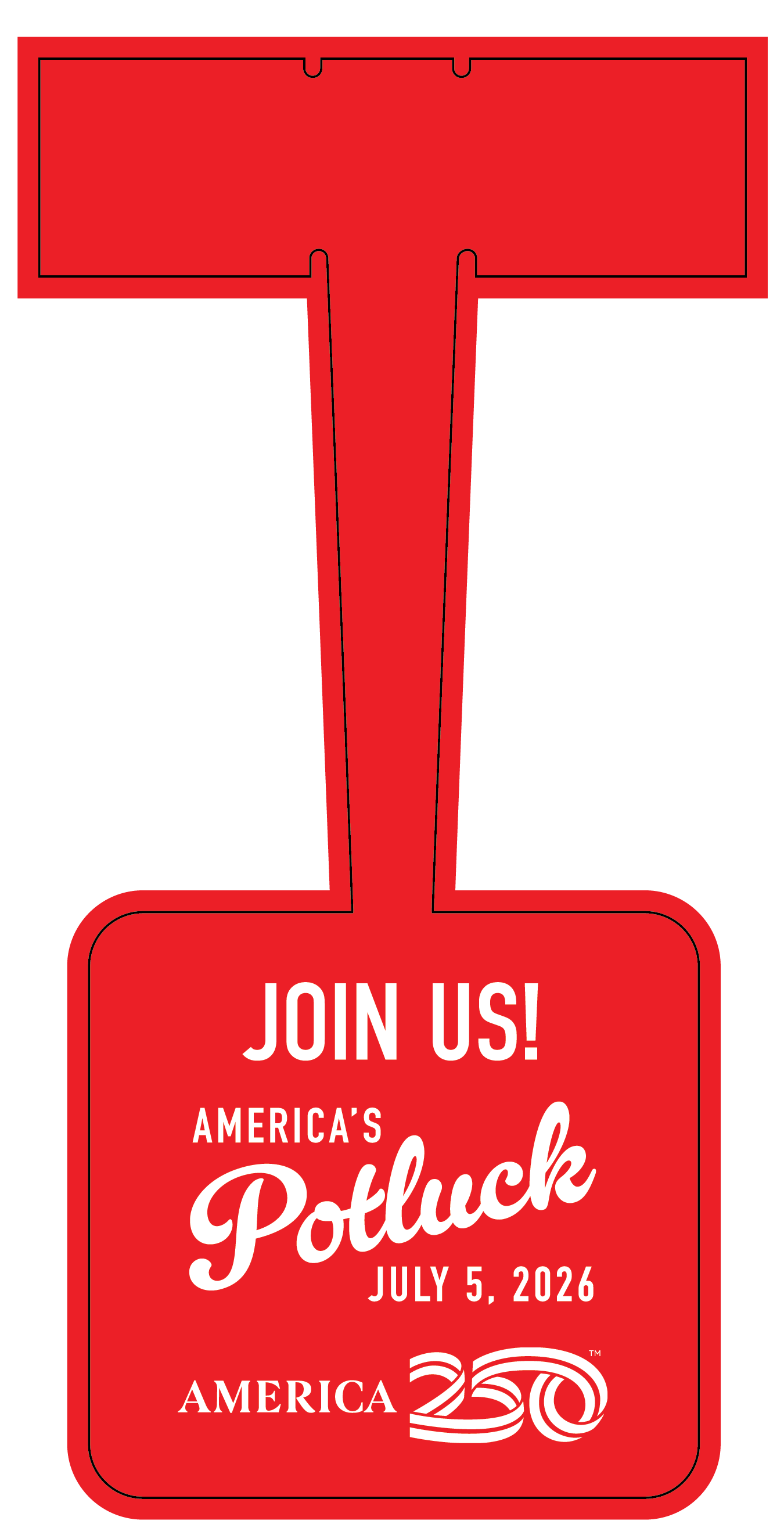 Join Us! America's Potluck July 5, 2026