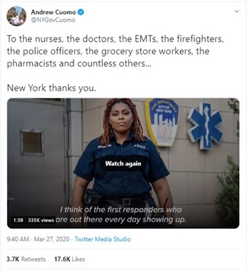 Andrew Cuomo twitter