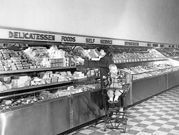 Bergs Supermarket circa 1950