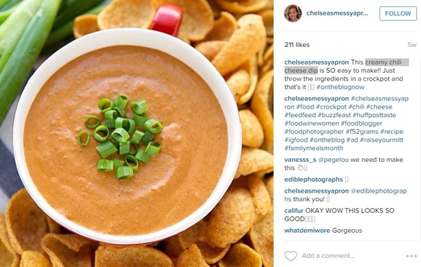 Bloggers are sharing family meal recipes using brand's products