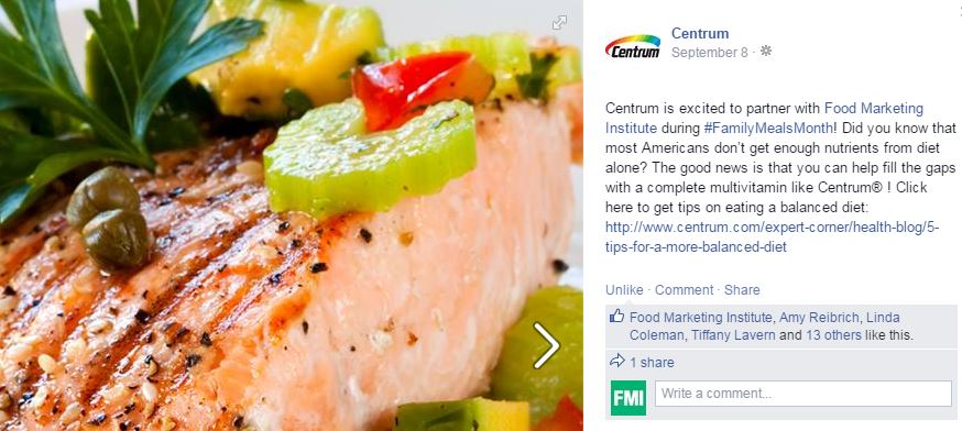 Brands Share Recipes for Family Meals Month