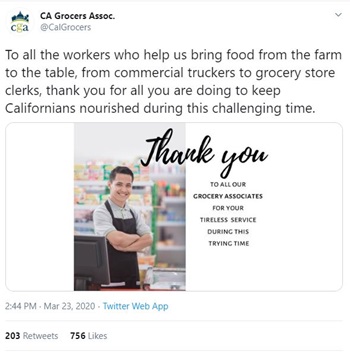 CA grocers