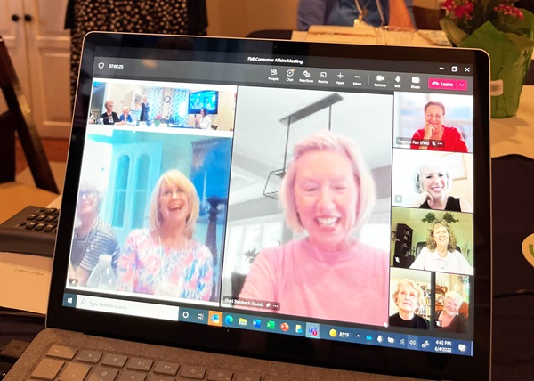 mg-caption: Consumer affairs leaders joined the reunion from across the country virtually.