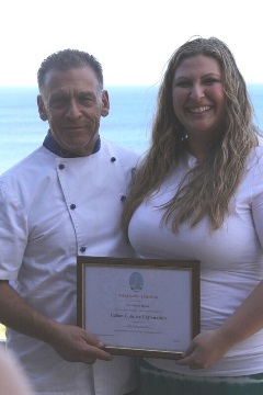 Chef Elizabeth Davis at the Italian Culinary Institute