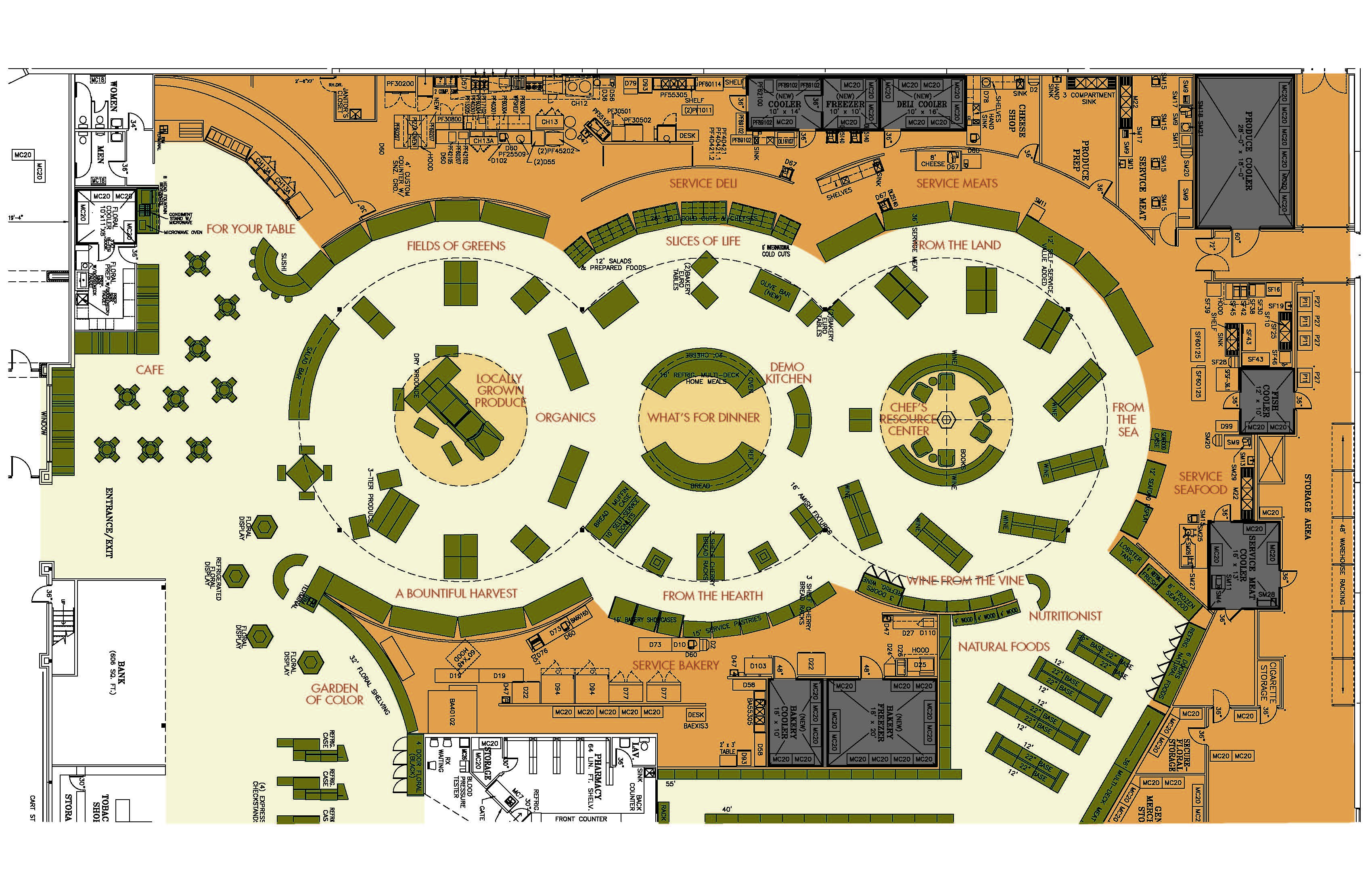 Circle Floor Plan