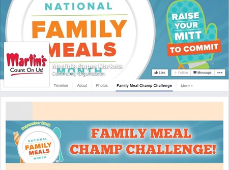 Social Media Contests on National Family Meals Month