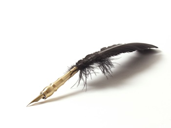 feather pen