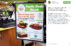 Festival Foods In Store Example of Family Meals Month