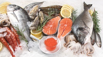 Fresh seafood