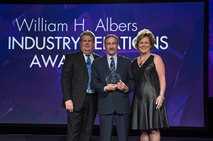 Gary Rodkin received the William H. Albers Award for Business Collaboration. Gary Rodkin received the William H. Albers Award for Business Collaboration.
