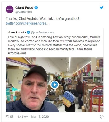 Giant, Chef Andre Thank you