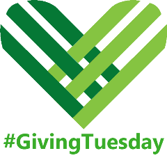 Giving Tuesday Foundation Colors with hashtag