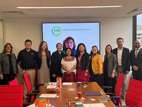 Guatemala delegation and FMI staff at the FMI offices