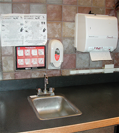 Handwashing station