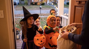 Kids trick or treating