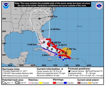 Hurricane Irma September 8, 2017