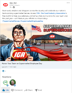 IGA on LinkedIn