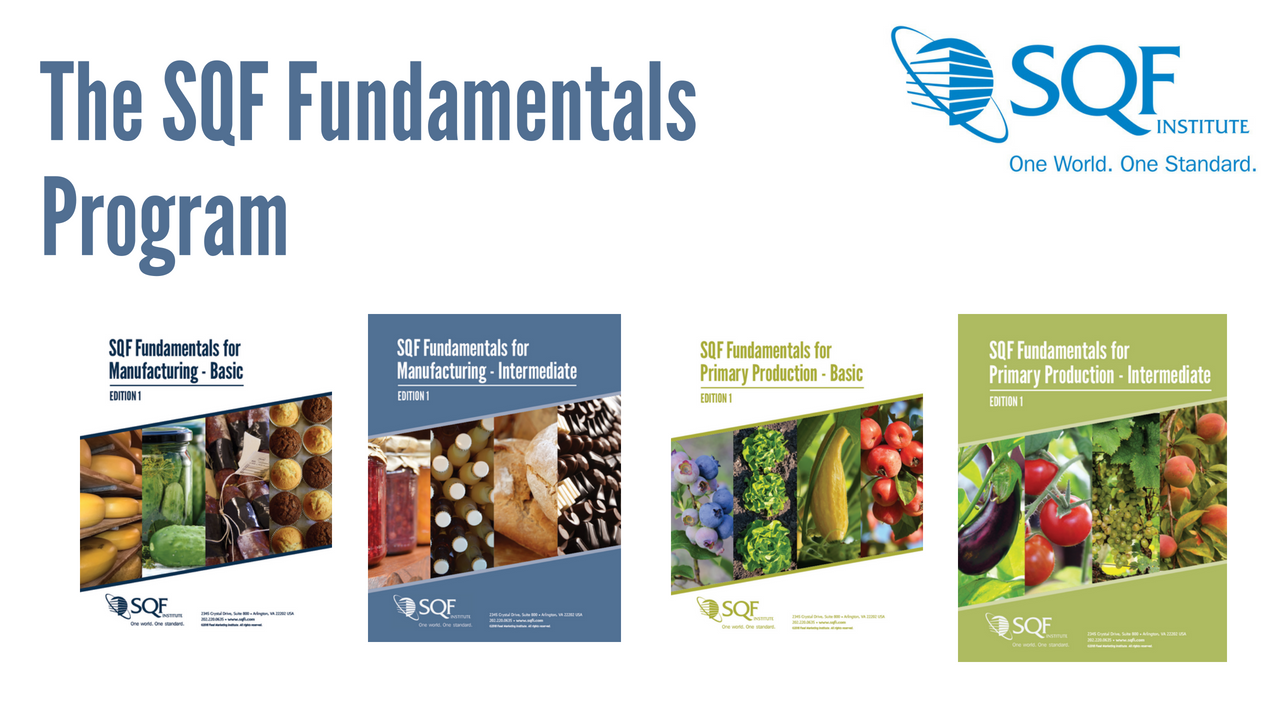 Fundamentals Programs for Food Manufacturing and Primary Producers