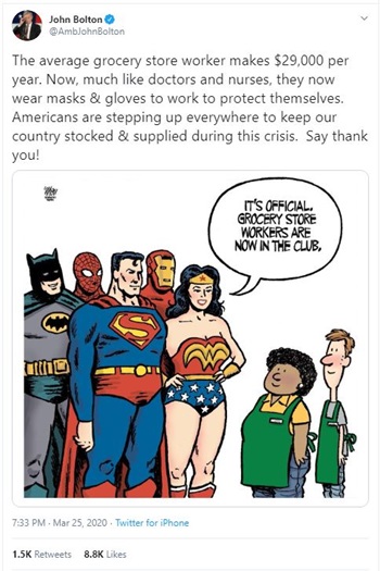 John Bolton tweet