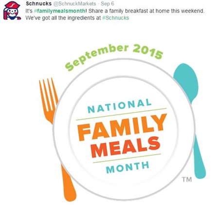 Recipe Sharing for National Family Meals Month