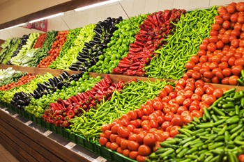 Produce In Grocery Store