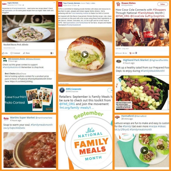National Family Meals Month Examples
