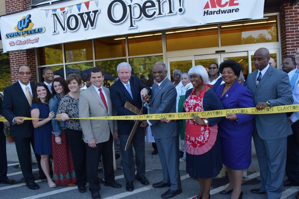 Wayfield Foods with Congressman David Scott 