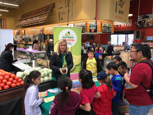 Healthy Store Tour AFM station for National Nutrition Month 2017