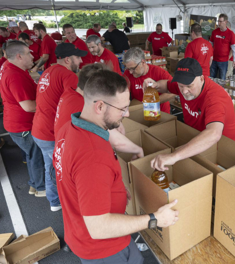 The Giant Co - Emergency Food Box Packing Challenge for Veterans