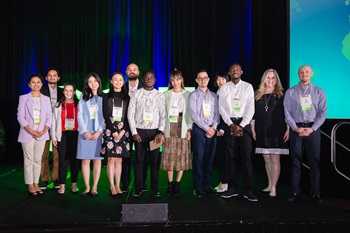 mg-caption: L to R: Karuna Kharel, Louisiana State University, Yadwinder Rana, Cornell University, Claire Marik, Virginia Tech, Xingchen Liu, University of Maryland, Xingyi Jiang, Florida State University, Daniel Vega, Kansas State University, Ikechukwu Oguadinma, The University of Georgia, Sara Munoz, Texas Tech University, Darvin Cuellar-Milian, Texas Tech University, Sicun Fan, North Carolina State University, Ayodeji Adeniyi, Texas Tech University, Charley Rayfield, Oklahoma State University, James Hearn, Oklahoma State University