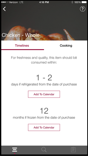 FoodKeeper Refresh Refreshed FoodKeeper App