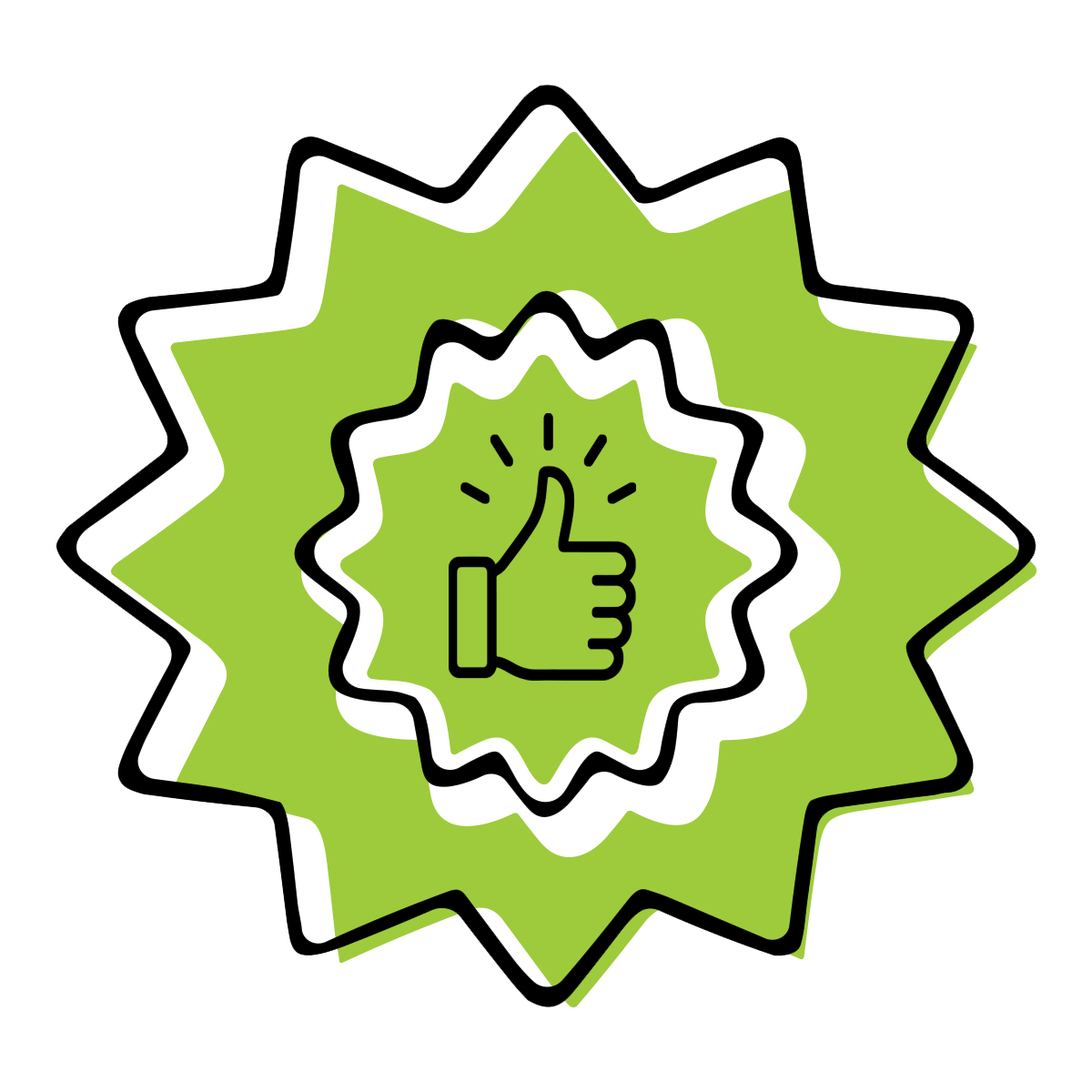 Illustration of a thumbs up