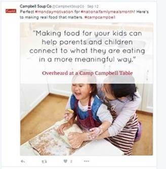 Campbell's social media