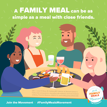 Family Meals Keep Us Connected