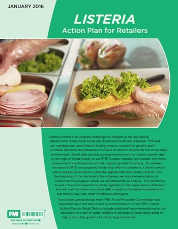 Listeria Action Plan cover