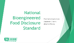 bioengineered food disclosure standard