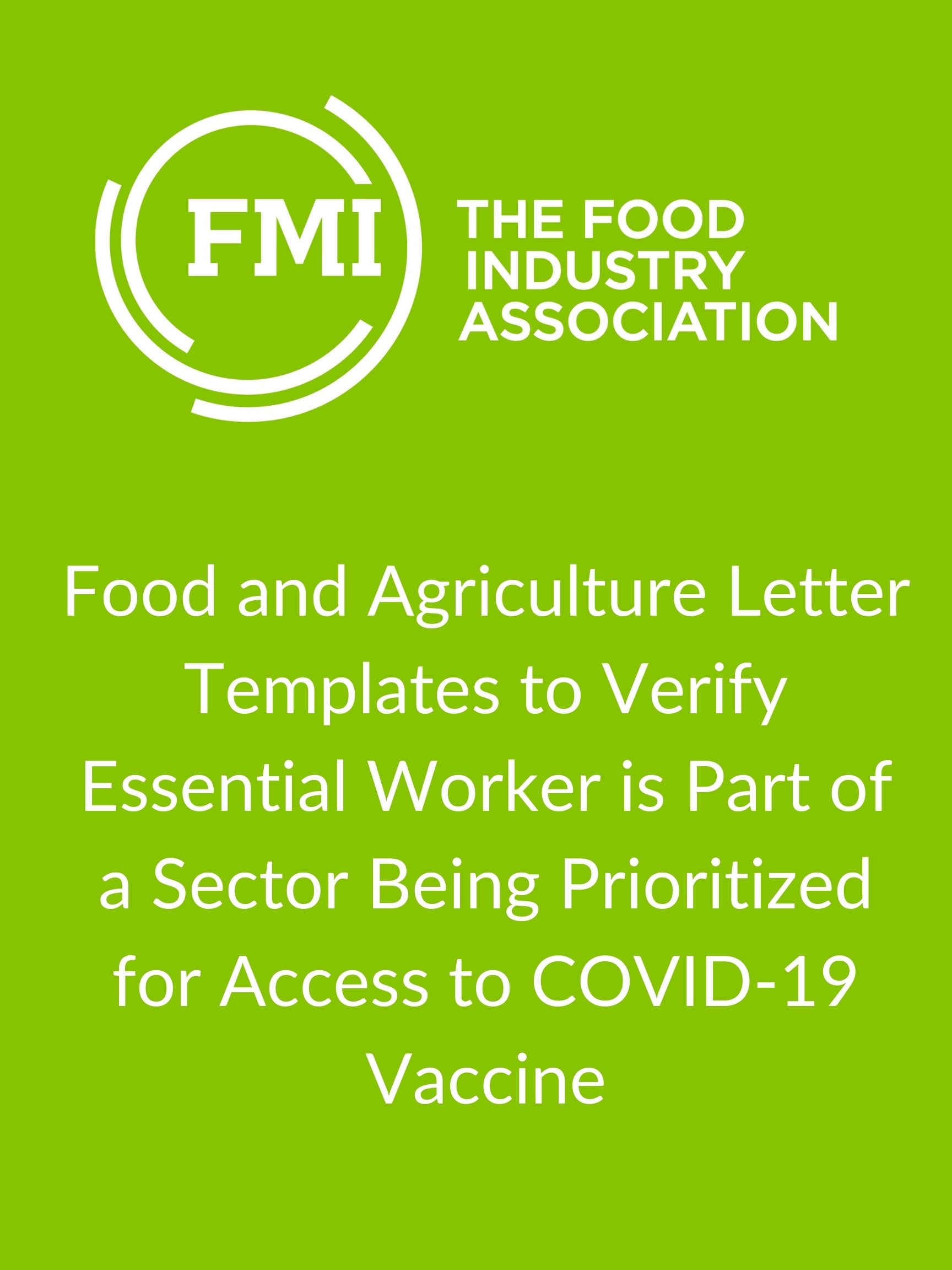 Food and Agriculture Letter Template -- Frontline Essential Worker Entitled to COVID-19 Vaccine Prioritization-8