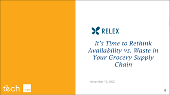 Relex Its time to rethink availability vs waste in your grocery supply chain