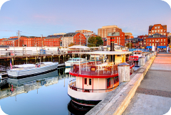 Portland Maine Harbor Downtown