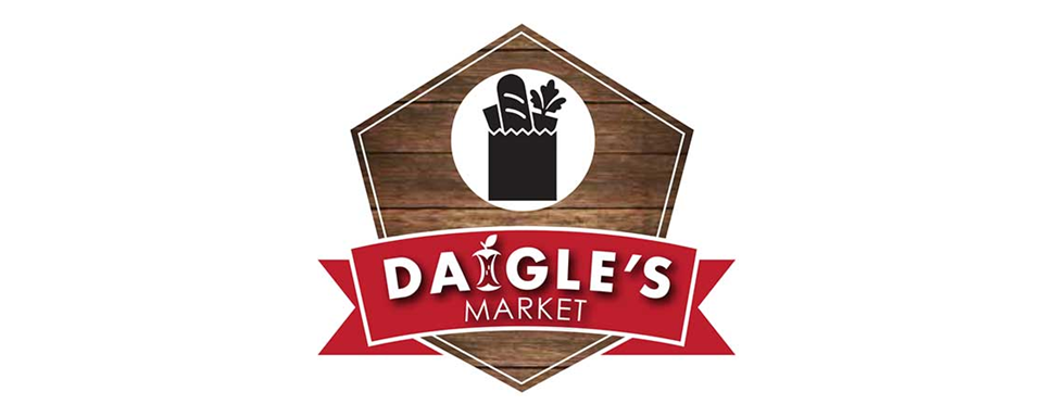 Daigle&#39;s Market logo - in 5x2 Frame