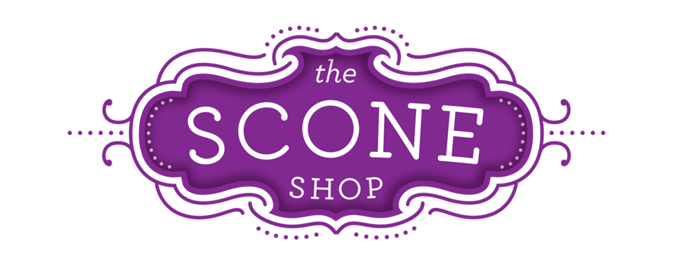 Scone Shop logo - in 5x2 Frame