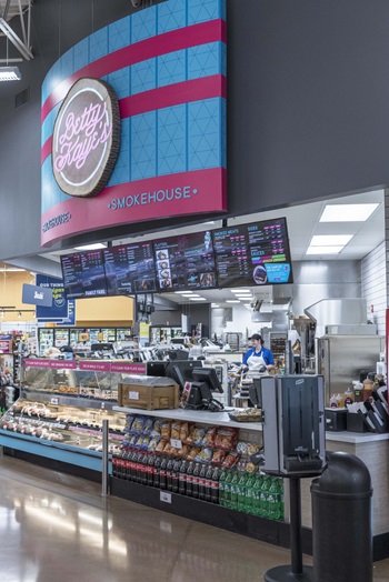 mg-caption: Family Fare, Betty Kaye, Digital displays